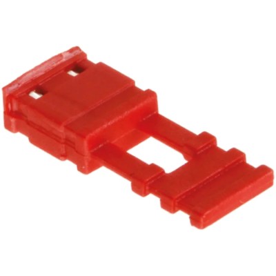 HARWIN M20 Jumper Straight Female 2 Way 1 Row 2.54 mm Pitch Closed Top Red M7681-05