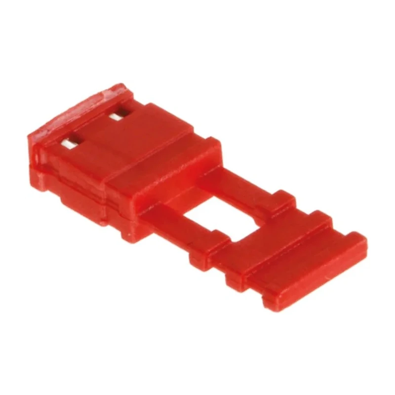 HARWIN M20 Jumper Straight Female 2 Way 1 Row 2.54 mm Pitch Closed Top Red M7681-05