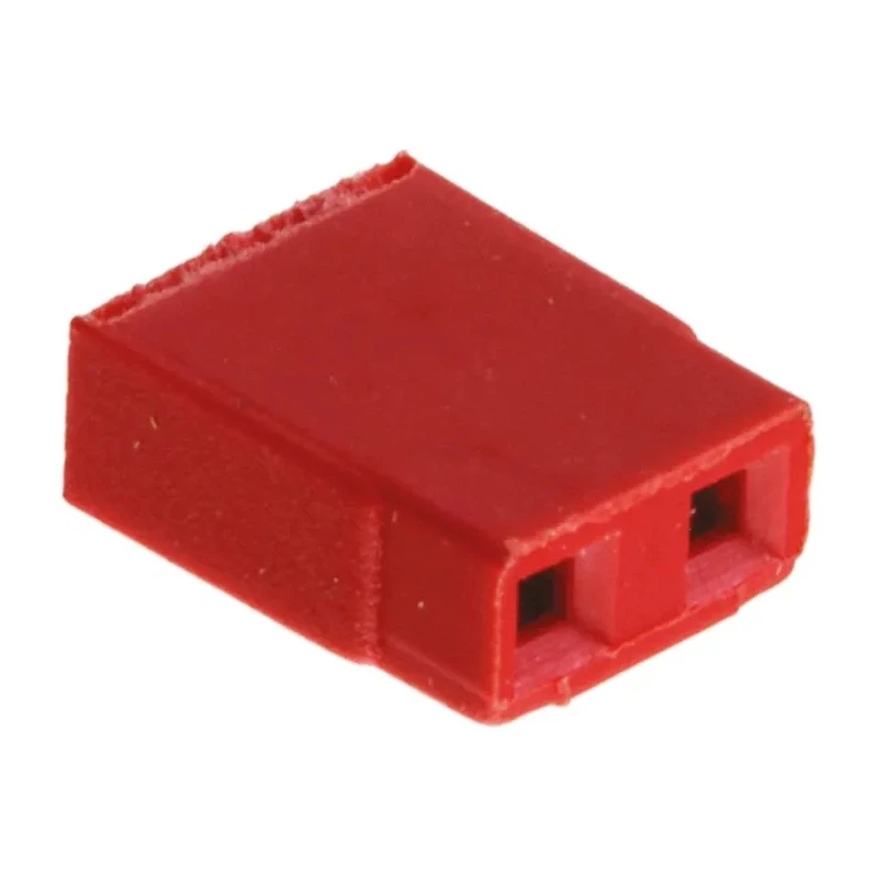 HARWIN Jumper Straight Female Red Open Top 2 Way 1 Row 2.54 mm Pitch M7566-05