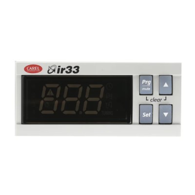 Carel Panel Mount PID Temperature Controller 230V, 2 Input, 4 Relay Outputs IR33