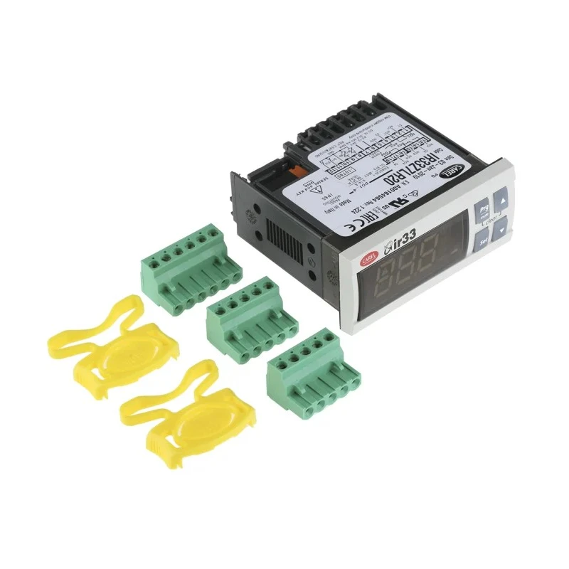Carel Panel Mount PID Temperature Controller 230V, 2 Input, 4 Relay Outputs IR33