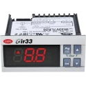 Carel IR33 Panel Mount PID Temperature Controller 2 Input, 1 Output Relay 24V ac/dc IR33