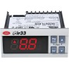 Carel IR33 Panel Mount PID Temperature Controller 2 Input, 1 Output Relay 24V ac/dc IR33