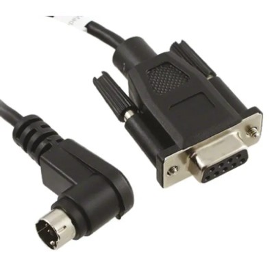 Omron PLC Connection Cable 3 m for Use With HMI NV3W, PLC Micro EH, Allen Bradley MicroLogix Series NV-TOL-3M