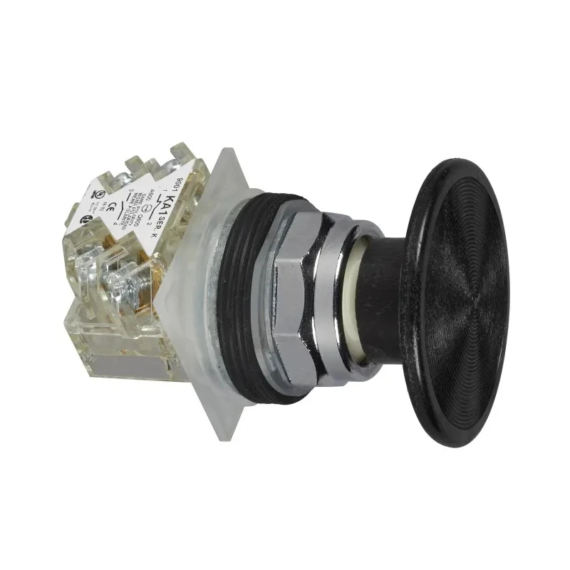 Schneider Electric Harmony 9001K Series Illuminated Mushroom Head Push Button Switch, Spring Return, 30 mm 9001KR25BH13