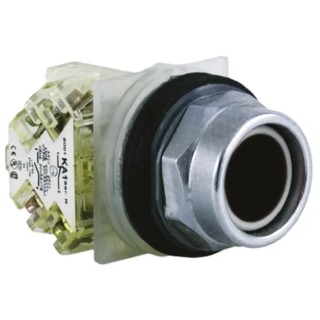 Schneider Electric Harmony 9001K Series Black Momentary Push Button Head 30 mm Cutout IP66 9001KR1B