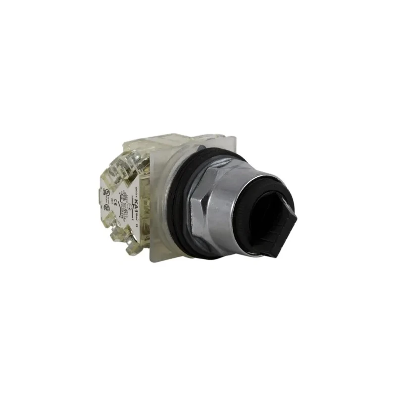 Schneider Electric Selector Switch Head Standard Handle Latching IP65 30 mm Cutout Diameter 2 Positions Harmony 9001KS11BH2