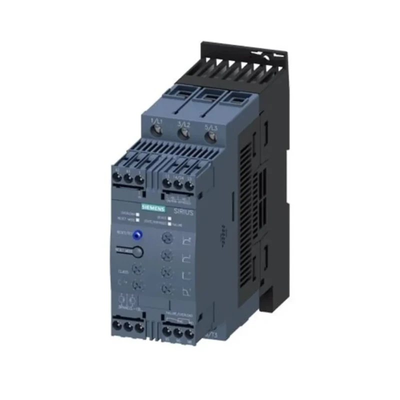 Siemens Soft Starter 22 kW, 3 Phase, 400V AC, IP20, Screw and Snap-On Mount 3RW4036-1BB04