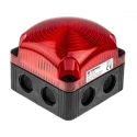 Werma Red Beacon LED Flashing Base 230V DC Polycarbonate Housing IP66, IP67 853.110.55