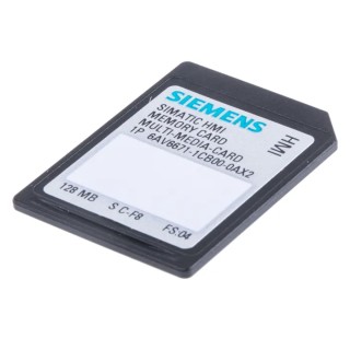 Siemens Memory Card Accessory for Use With HMI MP 277, C7-635, TP/OP 177B, MP 177, TP/OP 277, Mobile 6AV6671-1CB00-0AX2