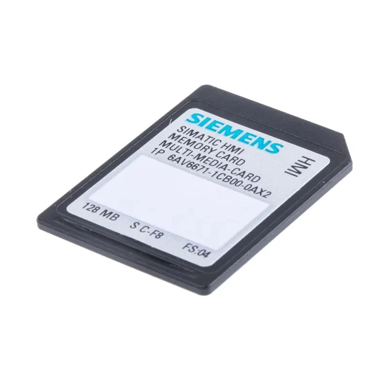 Siemens Memory Card Accessory for Use With HMI MP 277, C7-635, TP/OP 177B, MP 177, TP/OP 277, Mobile 6AV6671-1CB00-0AX2