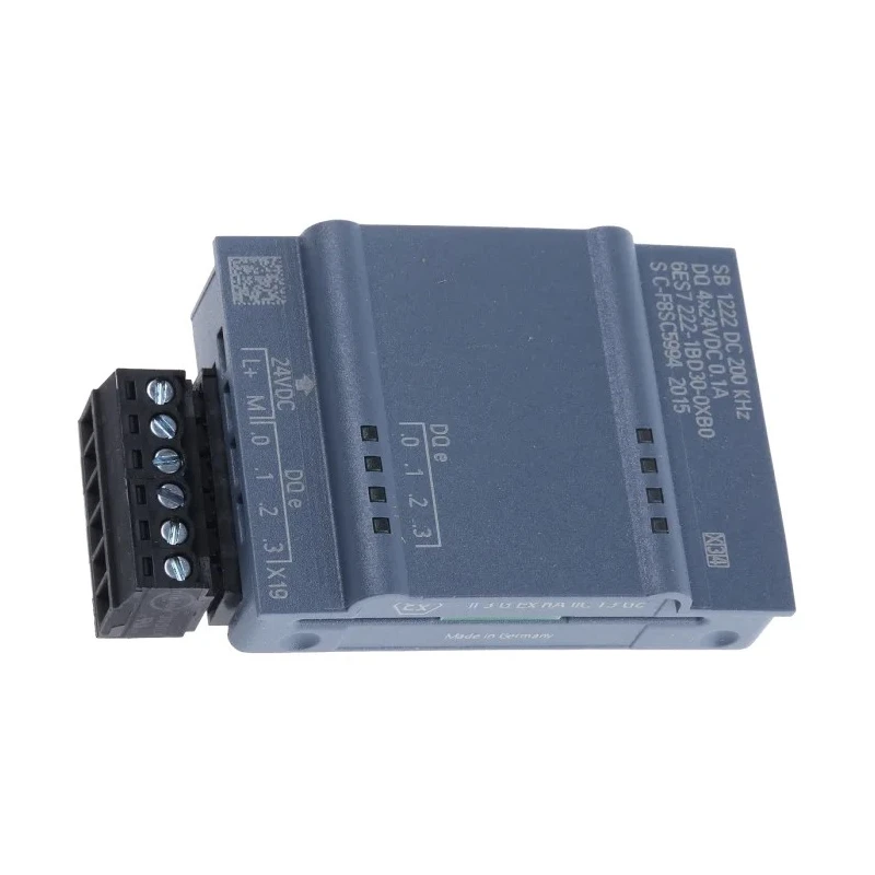 Siemens PLC I/O Module SIMATIC S7-1200 Digital 24V DC 6ES7222-1BD30-0XB0