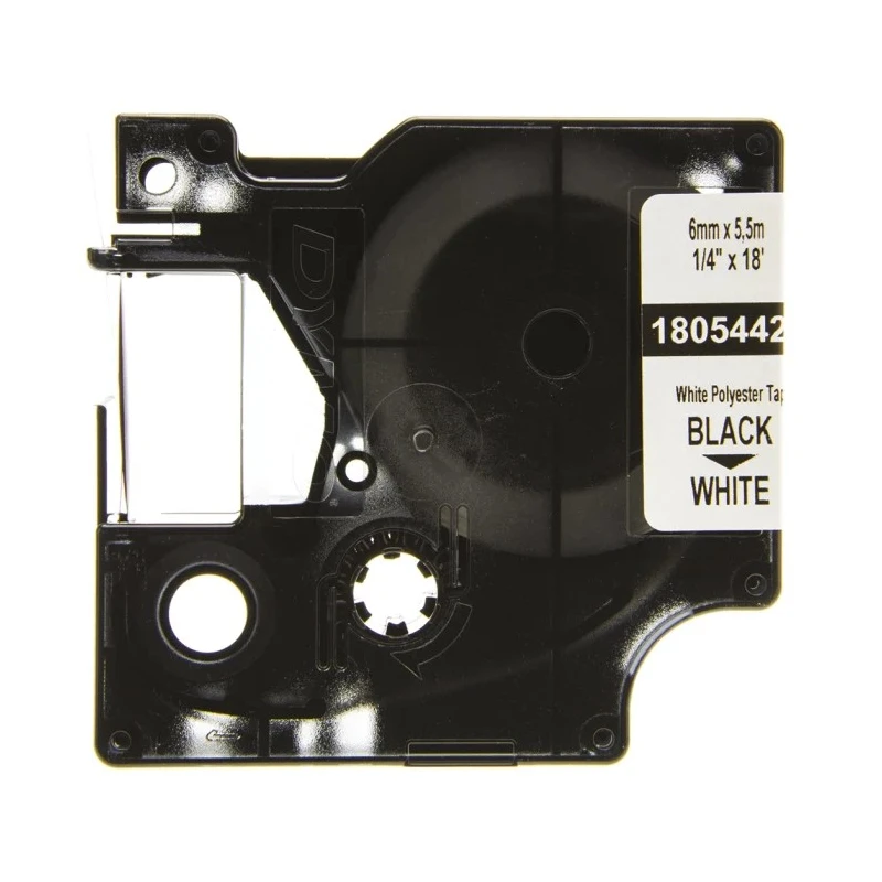 Dymo Black on White Label Printer Tape 6 mm Width, 5.5 m Length 1805442