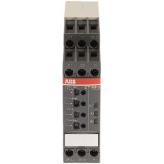 ABB 1SVR Series DIN Rail Timer Relay, Multifunction, 2-Contact, SPDT Switch, 24 V dc / 240V ac 1SVR730010R0200 CT-MFS.21S