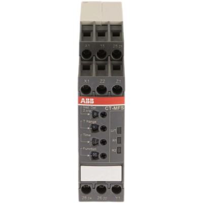 ABB 1SVR Series DIN Rail Timer Relay, Multifunction, 2-Contact, SPDT Switch, 24 V dc / 240V ac 1SVR730010R0200 CT-MFS.21S