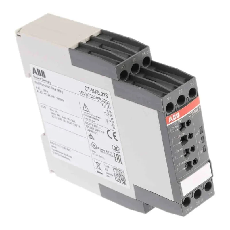 ABB 1SVR Series DIN Rail Timer Relay, Multifunction, 2-Contact, SPDT Switch, 24 V dc / 240V ac 1SVR730010R0200 CT-MFS.21S