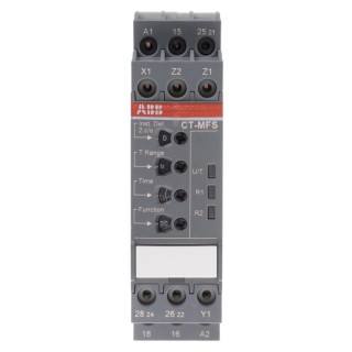 ABB 1SVR Series DIN Rail Timer Relay Multifunction, 2-Contact, SPDT, 24 V DC/AC, 240 V AC, 0.05 s 1SVR740010R0200 CT-MFS.21P