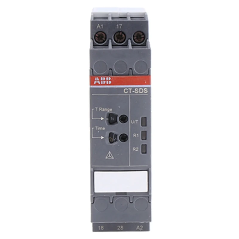 ABB CT-SDS.225 Series DIN Rail Timer Relay 2-Contact DPST 48 V DC 24/240 V AC 0.05 s to 10 min 1SVR730210R3300 CT-SDS.22S