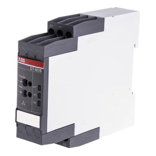 ABB S range Series DIN Rail Timer Relay, 2-Contact, 24 to 240 V AC/DC, 380 V AC, 440 V AC, 0.05 s 1SVR730211R2300 CT-SDS.23S