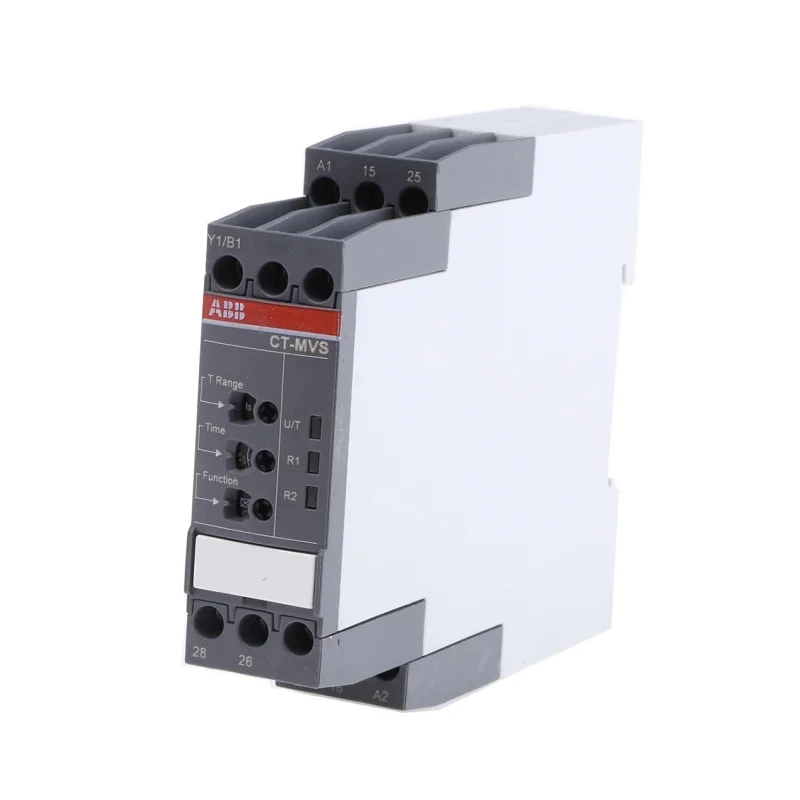 ABB 1SVR Series DIN Rail Timer Relay Multifunction, 2-Contact DPDT, 24 V dc/ac, 240 V ac, 0.05 s 1SVR730020R3300 CT-MVS.22S