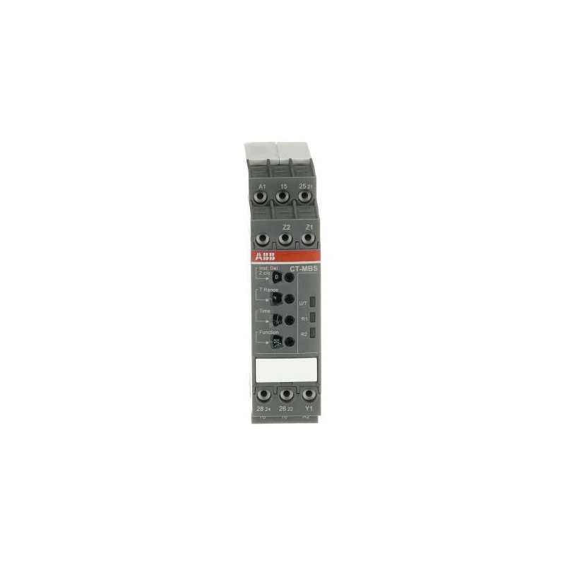 ABB DIN Rail Timer Relay 2-Contact Multifunction, 48 V dc 24V ac 240 V ac, Time Range 0.05 s to 1SVR740010R3200 CT-MBS.22P