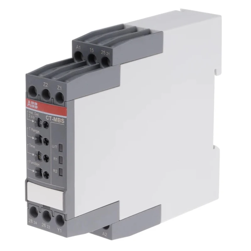 ABB DIN Rail Timer Relay 2-Contact Multifunction, 48 V dc 24V ac 240 V ac, Time Range 0.05 s to 1SVR740010R3200 CT-MBS.22P