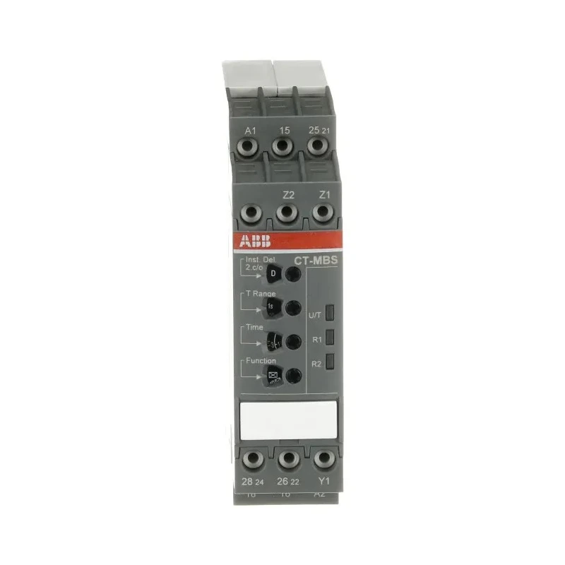 ABB DIN Rail Timer Relay 2-Contact Multifunction, 48 V dc 24V ac 240 V ac, Time Range 0.05 s to 1SVR740010R3200 CT-MBS.22P