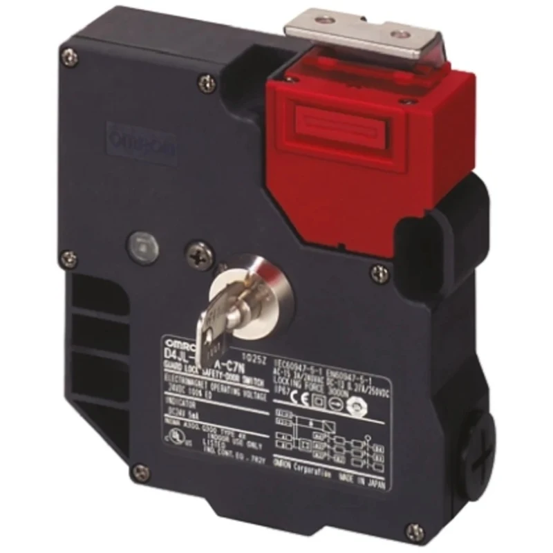 Omron D4JL Series Solenoid Interlock Switch Power to Unlock 24V DC, 10A Contact Current 