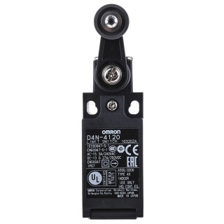 Omron Roller Lever Interlock Switch 1 NO/1 NC Snap Action Plastic Housing 240V AC 3A IP67