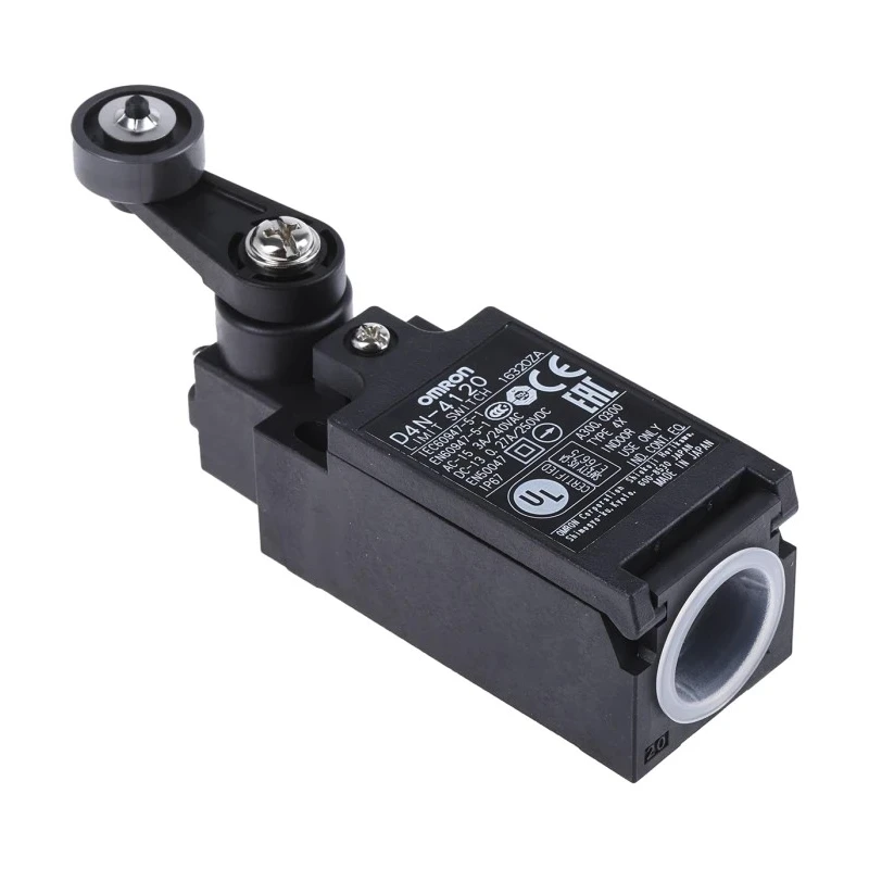 Omron Roller Lever Interlock Switch 1 NO/1 NC Snap Action Plastic Housing 240V AC 3A IP67