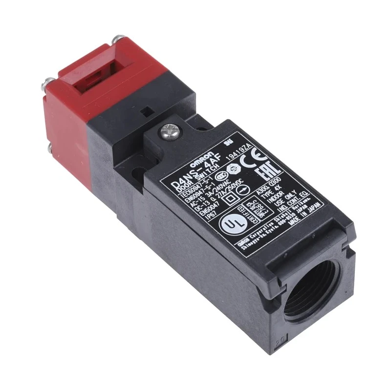 Omron D4NS Series Solenoid Interlock Switch Power to Lock/Unlock Plastic Housing IP67 