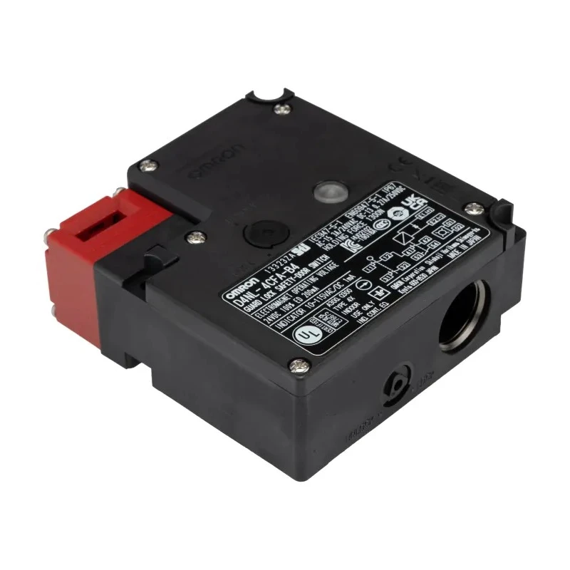 Omron D4NL Series Solenoid Interlock Switch Power to Unlock 24V DC 2 NC Safety Contacts IP67 