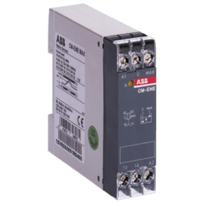 ABB CM-ENE MAX Series Liquid Level Relay, DIN Rail Mount, Screw Terminal, 240V AC Supply 1SVR550851R9400 CM-ENE MAX