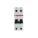 ABB System Pro M Compact S200 Miniature Circuit Breaker, 2-Pole, 20A, Type B, 400V ac AC, 110 V dc 2CDS252001R0205 S202-B20