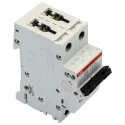 ABB System Pro M Compact S200 Miniature Circuit Breaker, 2-Pole, 25A, Type B, 400V AC, 125V DC, 6 2CDS252001R0255 S202-B25