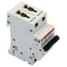 ABB System Pro M Compact S200 Miniature Circuit Breaker, 2-Pole, 25A, Type B, 400V AC, 125V DC, 6 2CDS252001R0255 S202-B25