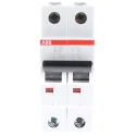 ABB System Pro M Compact S200 Miniature Circuit Breaker, 2-Pole, 10A, Type B, 400V AC, 6 kA 2CDS252001R0105 S202-B10