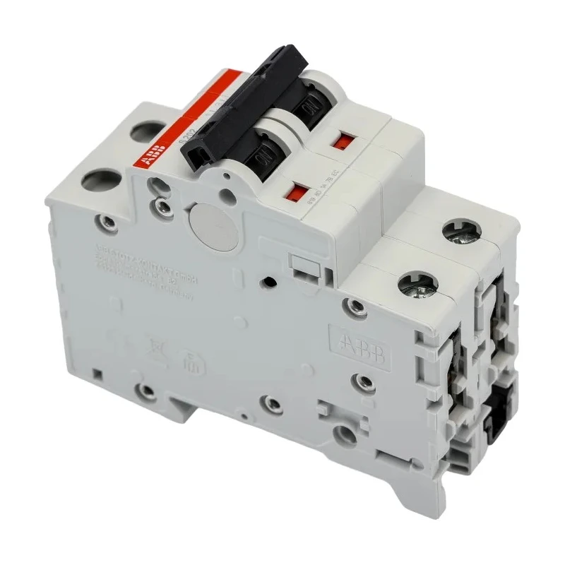 ABB System Pro M Compact S200 Miniature Circuit Breaker, 2-Pole, 25A, Type B, 400V AC, 125V DC, 6 2CDS252001R0255 S202-B25