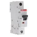 ABB System Pro M Compact S200 Miniature Circuit Breaker, 1-Pole, 1A, Type C, 230V AC, 72V DC, 6kA 2CDS251001R0014 S201-C1