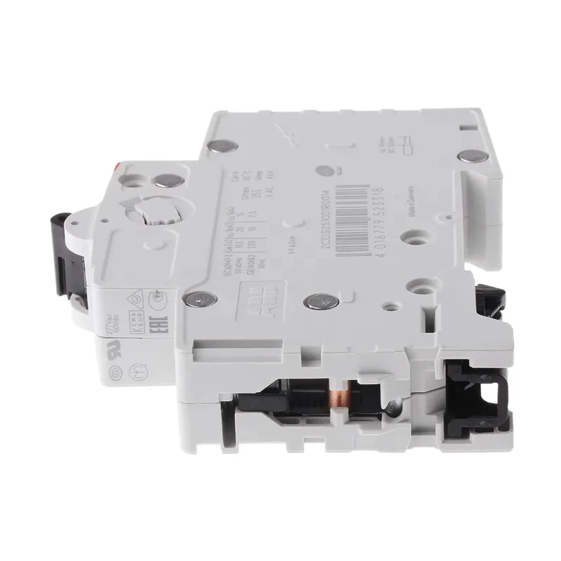 ABB System Pro M Compact S200 Miniature Circuit Breaker, 1-Pole, 1A, Type C, 230V AC, 72V DC, 6kA 2CDS251001R0014 S201-C1