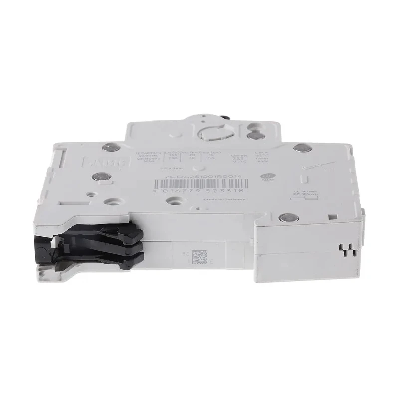 ABB System Pro M Compact S200 Miniature Circuit Breaker, 1-Pole, 1A, Type C, 230V AC, 72V DC, 6kA 2CDS251001R0014 S201-C1