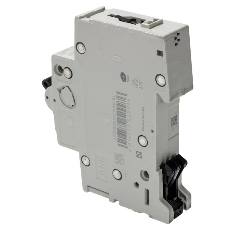 ABB System Pro M Compact S200 Miniature Circuit Breaker, 1-Pole, 8A, Type C, 230V AC, 72V DC, 10 kA 2CDS251001R0084 S201-C8