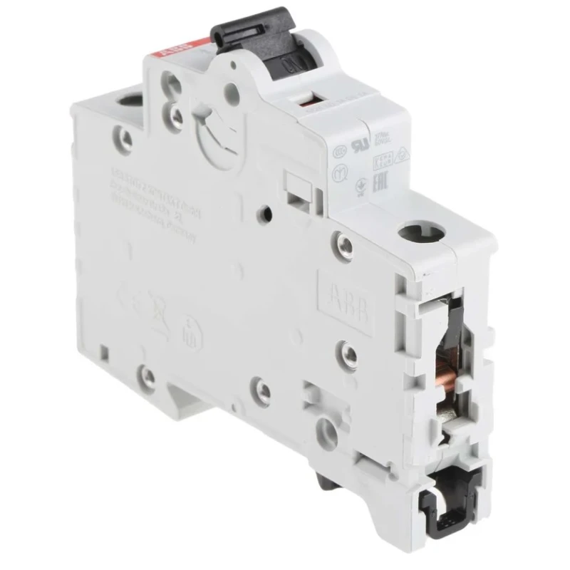ABB System Pro M Compact S200 Miniature Circuit Breaker 1-Pole 4A Type C 253V AC 72V DC 6kA Breaking 2CDS251001R0044 S201-C4