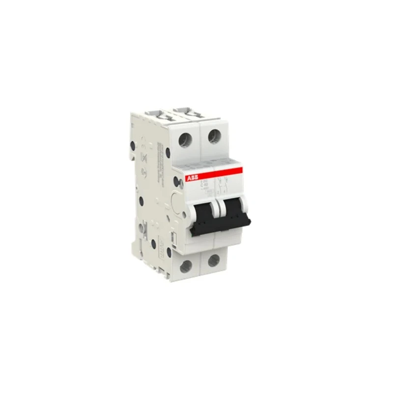 ABB System Pro M Compact S200 Miniature Circuit Breaker 2-Pole 40A Type C 440V AC 125V DC 6kA 2CDS252001R0404 S202-C40