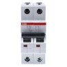 ABB System Pro M Compact S200 Miniature Circuit Breaker 2-Pole 25A Type C 400V AC, 125V DC 10 kA 2CDS252001R0254 S202-C25