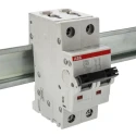 ABB System Pro M Compact S200 Miniature Circuit Breaker 2-Pole 50A Type C 400V AC 125V DC 10kA 2CDS252001R0504 S202-C50