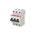 ABB System Pro M Compact S200 Miniature Circuit Breaker 3-Pole 3A Type C 400V AC 110V DC 6kA 2CDS253001R0034 S203-C3