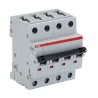 ABB System Pro M Compact S200 Miniature Circuit Breaker, 4-Pole, 6A, Type C, 400V AC, 10 kA Breaking 2CDS254001R0064 S204-C6