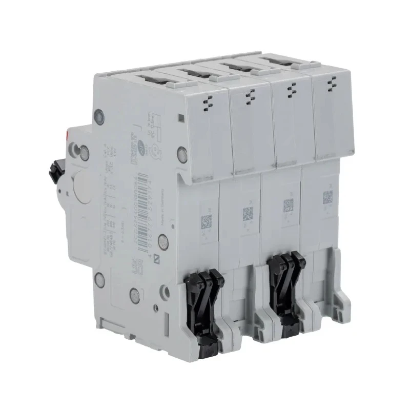 ABB System Pro M Compact S200 Miniature Circuit Breaker, 4-Pole, 6A, Type C, 400V AC, 10 kA Breaking 2CDS254001R0064 S204-C6