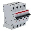 ABB System Pro M Compact S200 Miniature Circuit Breaker, 4-Pole, 20A, Type C, 400V ac, 10 kA 2CDS254001R0204 S204-C20